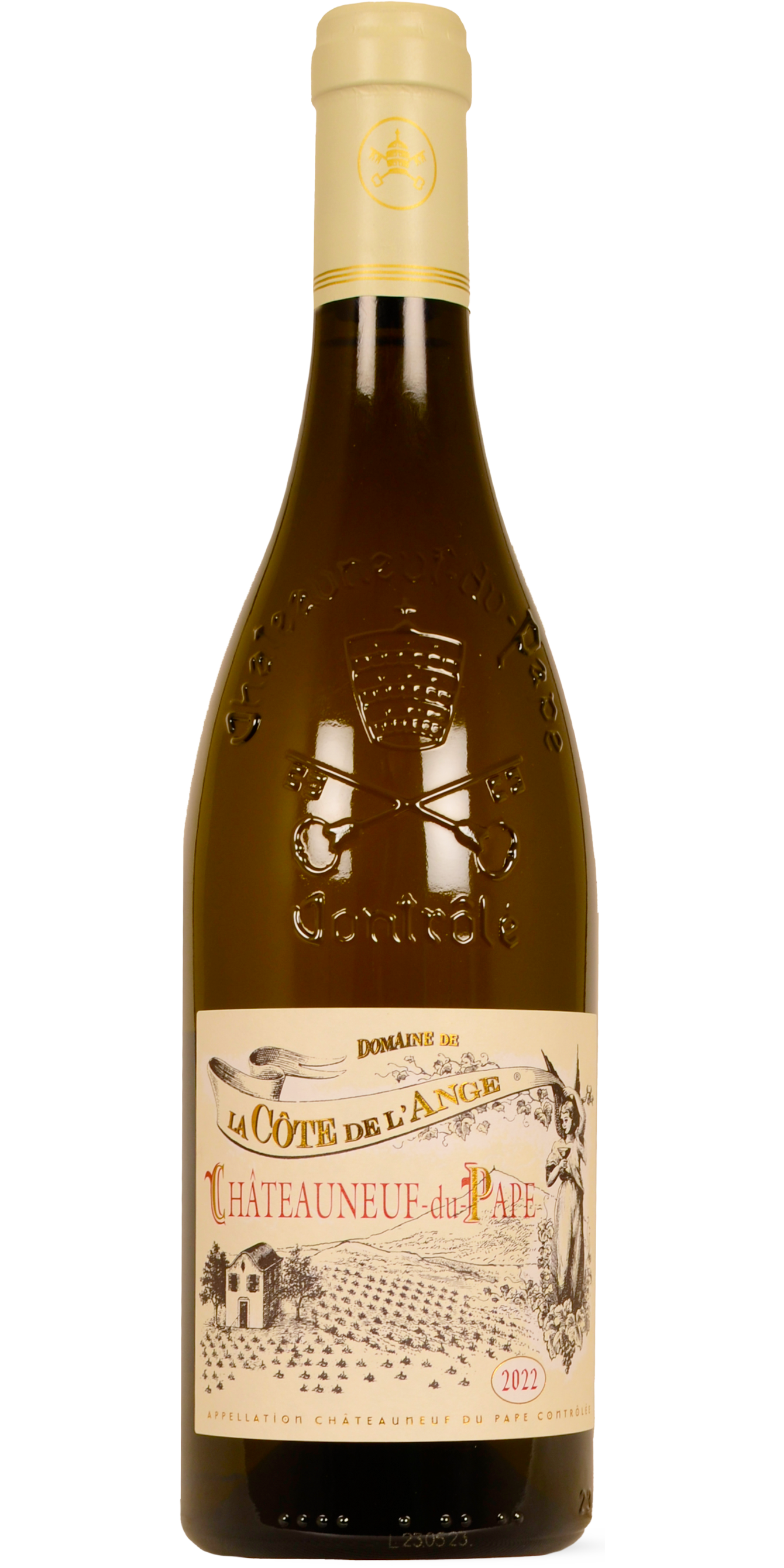 Domaine De La Côte De L'Ange Châteauneuf-Du-Pape Blanc