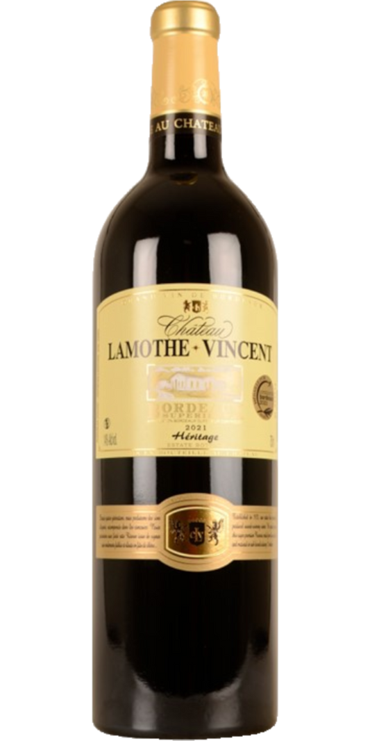 Chateau Lamothe Vincent Bordeaux Supérieur Héritage Rouge
