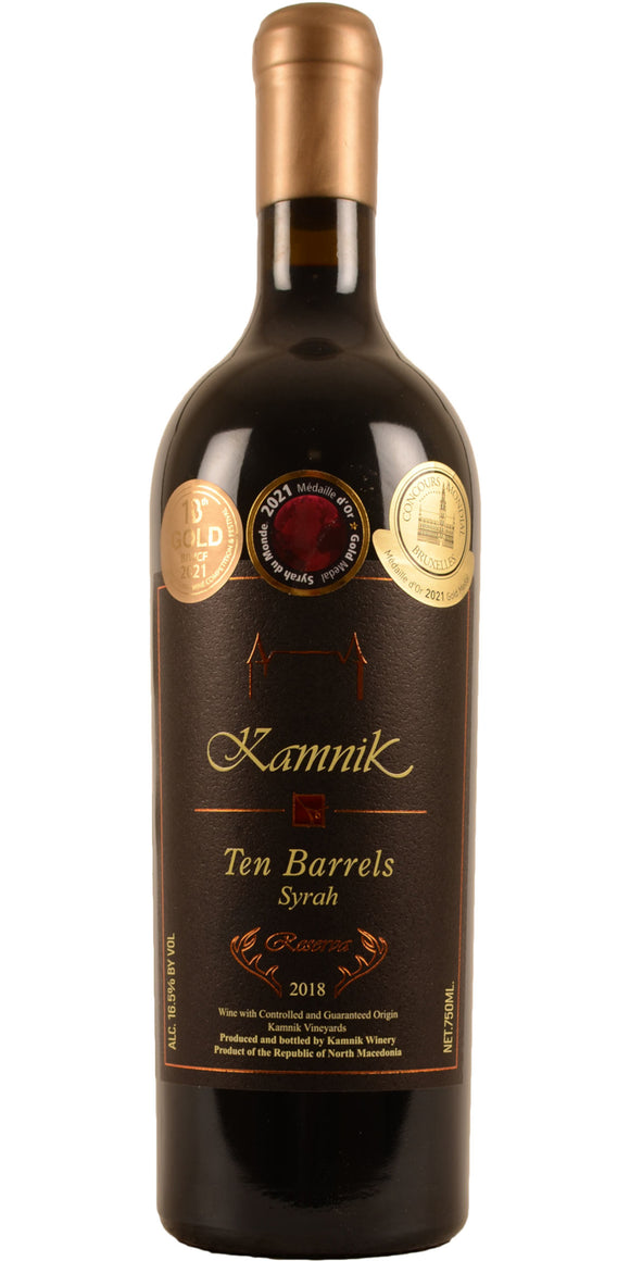 Château Kamnik Ten Barrels Reserva Syrah