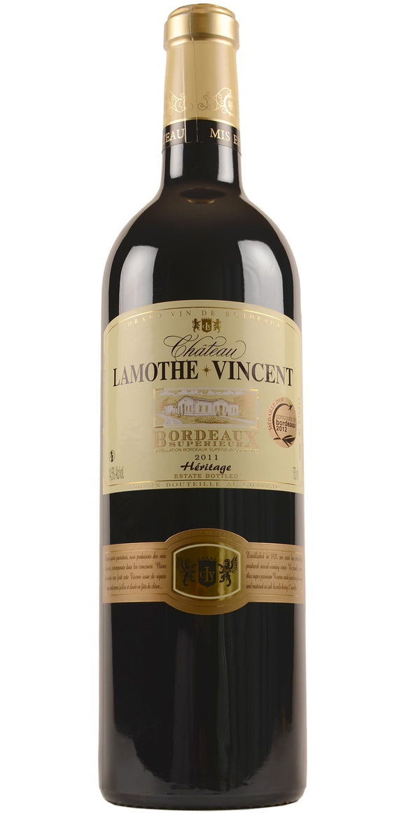 Chateau Lamothe Vincent Bordeaux Supérieur Héritage Rouge